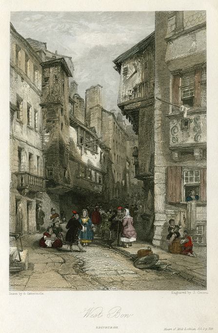 Scotland, Edinburgh, West Bow, 1835