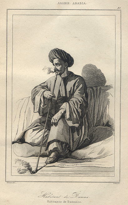 Syria, a man of Damascus, 1847