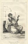 Arabia, Arab muscician, 1847