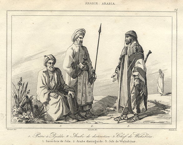 Arabia, Priest of Jeddah, distinguished Arab and leader of the Wahabitas, 1847