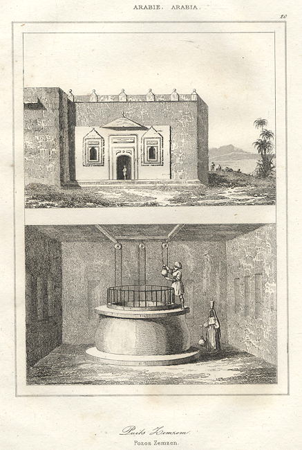 Arabia, Wells at Zemzen, 1847