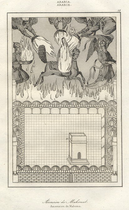 Arabia, Ascension of Mohammed, 1847