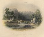 Sinai, Encampment in Wadi Feiran, 1849