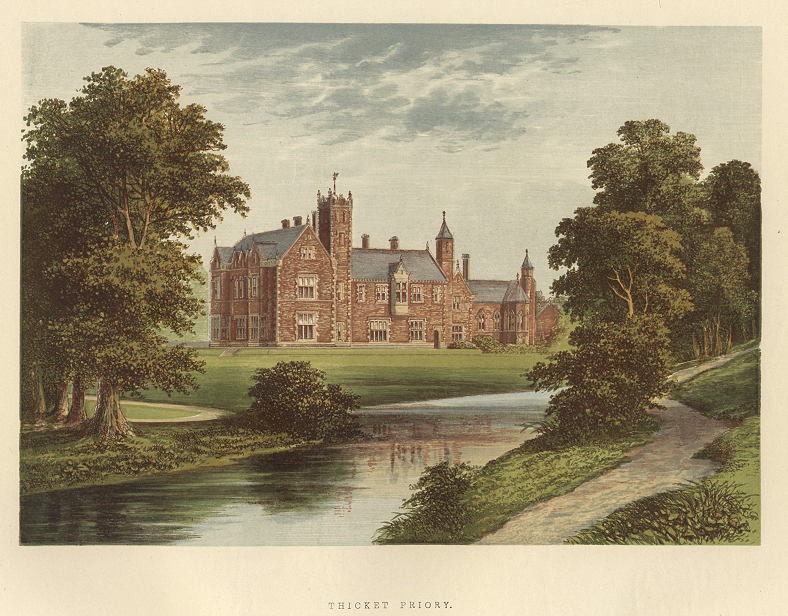 Yorkshire, Thicket Priory, 1880