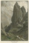 Sinai, Cliffs of Jebel Katarina, 1880