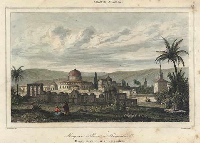 Jerusalem, Mosque of Omar, 1847