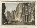 ordan, Petra, the Khazneh, 1847