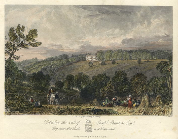 Surrey, Polesden house, 1845