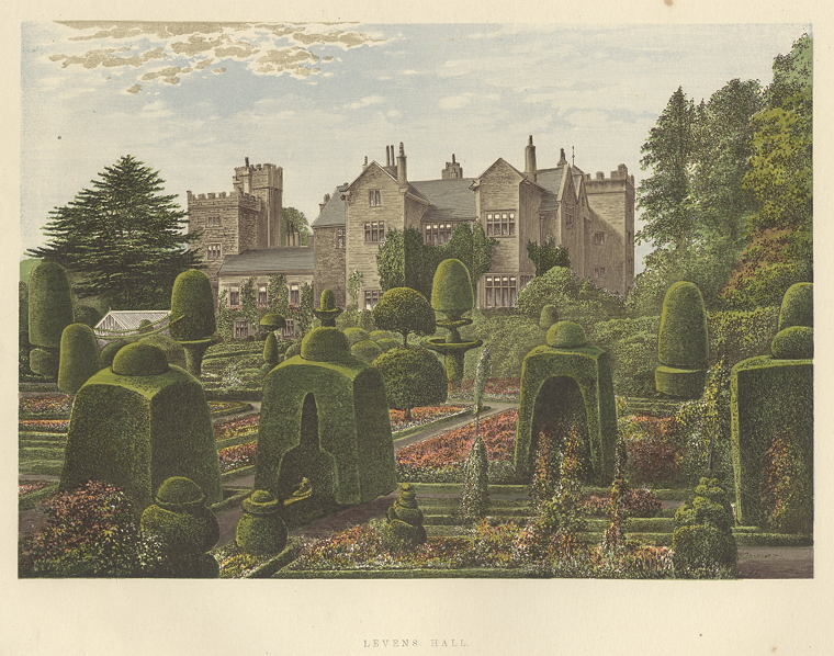 Westmoreland, Levens Hall, 1880