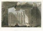 Holy Land, Great Temple at Baalbek, 1837