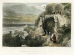 Lebanon, Tomb of St.George, Bay of Kesrouan, 1837