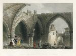 Greece, Rhodes, Ruins in the Knight's Street, 1837