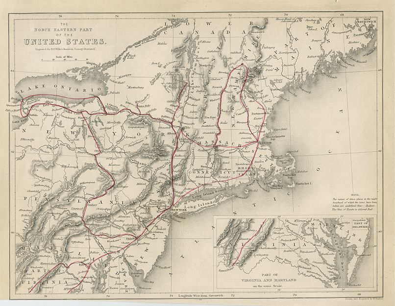 North Eastern United States, 1840