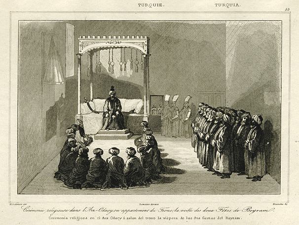 Turkey, Religious Ceremony, 1847