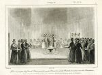 Turkey, Grand Vizier and ministers on third night of Ramadan, 1847