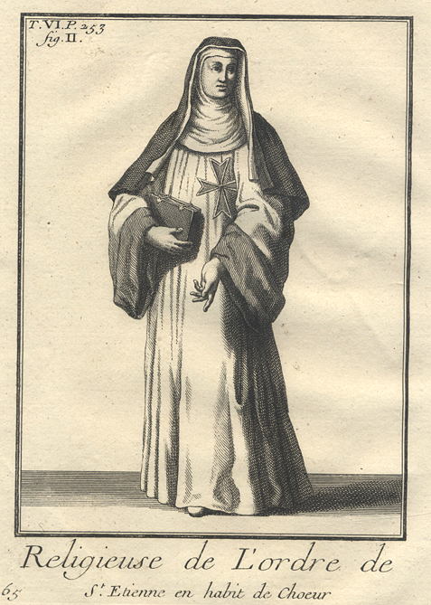 Sister of the Order of St.Etienne, 1718