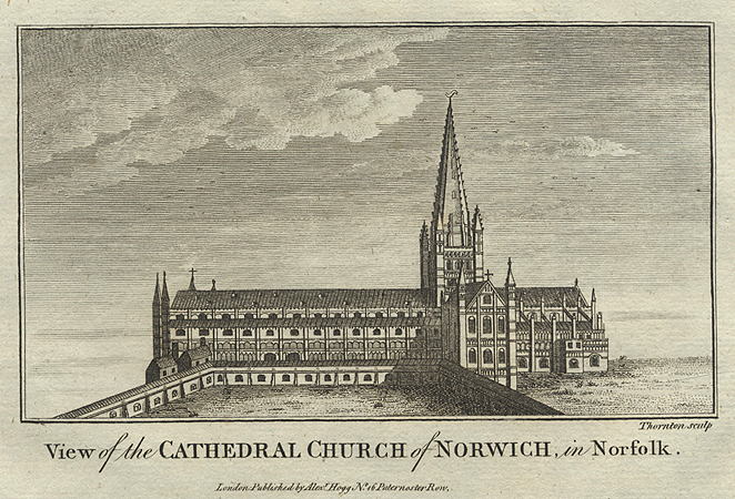 Norfolk, Norwich Cathedral, 1786