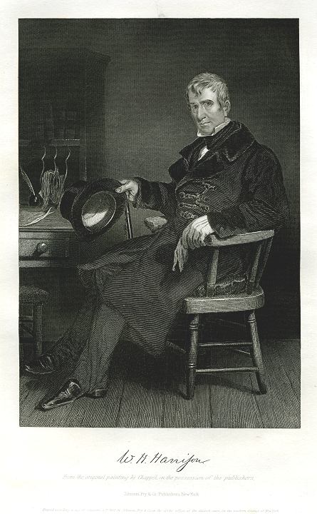 USA, William Henry Harrison after Alonzo Chappel, 1861