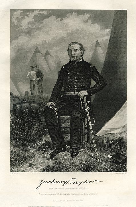 USA, Zachary Taylor after Alonzo Chappel, 1861