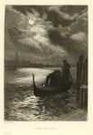 'After the Festa', (Venice) etching by David Law, 1893