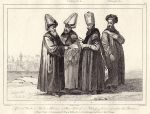 Turkey, various costumes, 1847