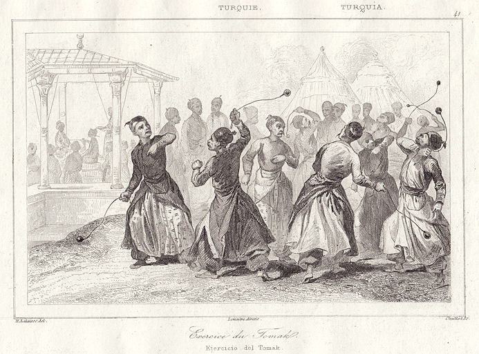 Turkey, Tomak practice, 1847