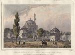 Turkey, Istanbul, Fountain & Mosque at Top-Khane, 1847