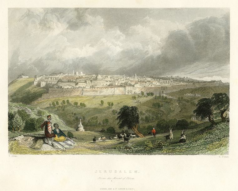 Jerusalem from the Mount of Olives, 1838