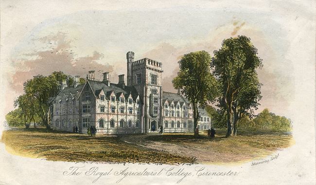 Gloucestershire, Royal Agricultural College at Cirencester, 1843