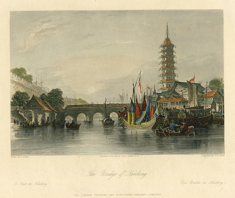 China, Nanking Bridge, 1858