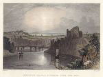 Wales, Chepstow Castle & Bridge over the Wye, 1838