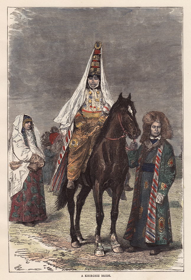 Kyrgyzstan, a Khirghiz Bride, 1889