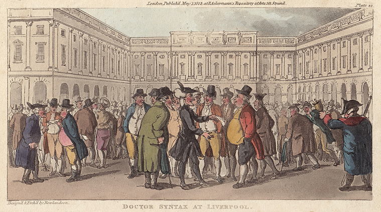 Dr. Syntax at Liverpool, 1812