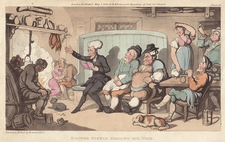 Dr. Syntax Reading his Tour, 1812