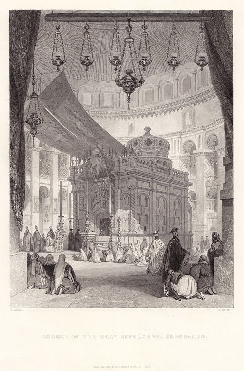 Jerusalem, Church of the Holy Sepulchre, 1838