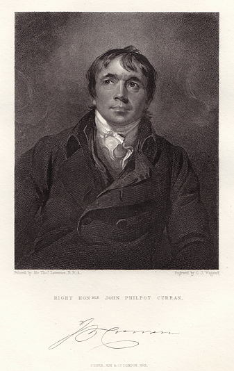 John Philpot Curran, 1832