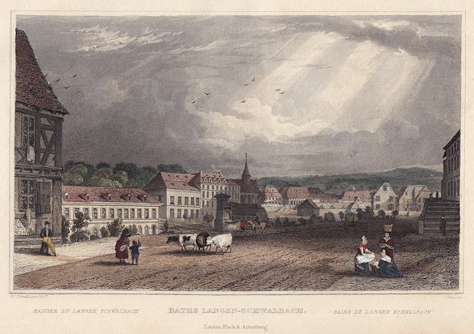 Germany, Baths Langen-Schwalbach, 1835