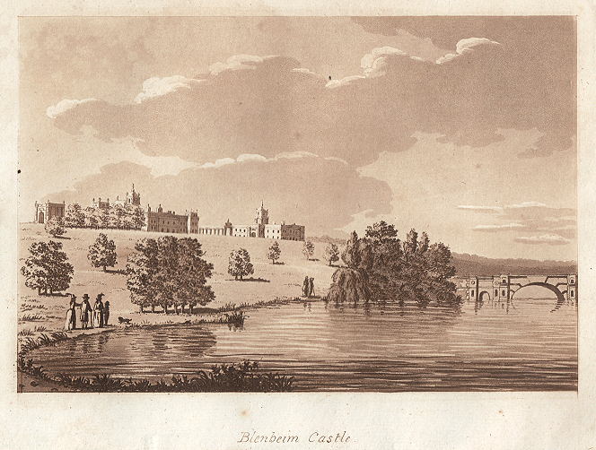 Oxfordshire, Blenheim Castle, 1791