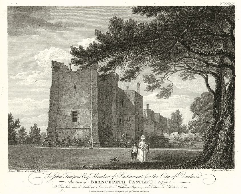 Durham, Brancepeth Castle, 1782