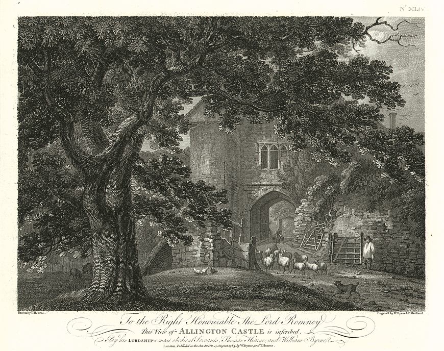 Kent, Allington Castle, 1783