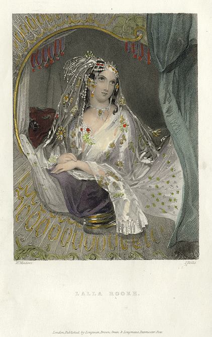 Indian Romance, illustration from Thomas Moore's Lalla Rookh, 1846