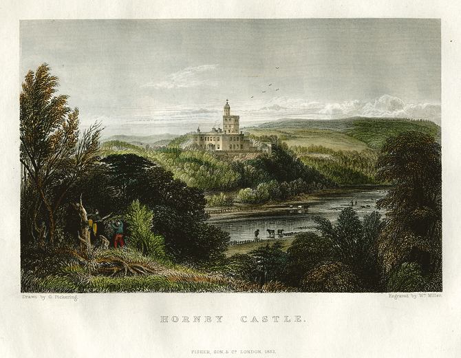 Lancashire, Hornby Castle, 1836