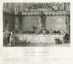 London, Guildhall, Lord Mayors Table, 1841