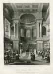 London, Jewish Synagogue, Great St.Helens, 1841