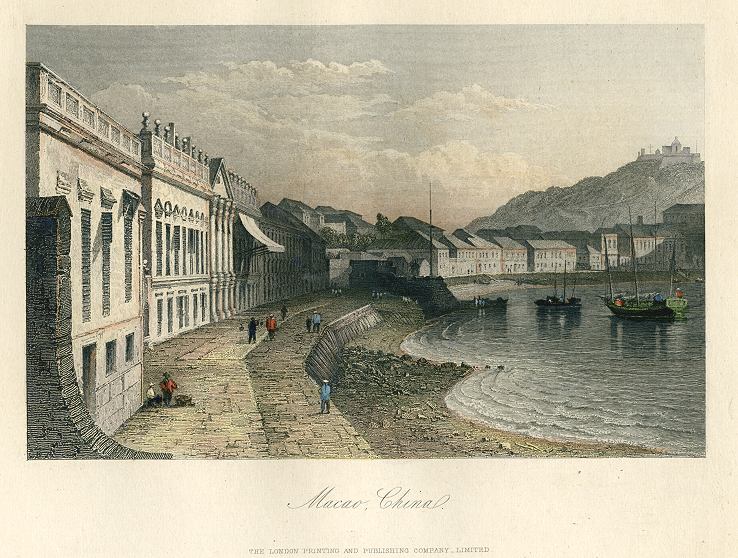 Macau view, 1858