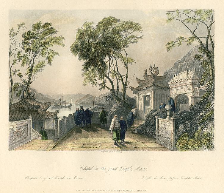 Macao, Great Temple, 1858