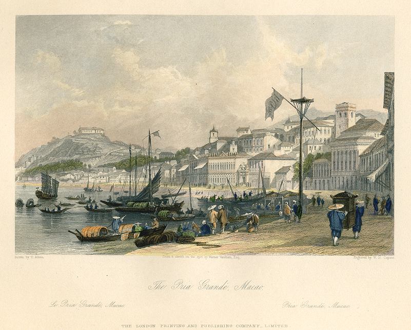 Macao, the Pria Grande, 1858