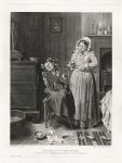 'Preparing for the Soiree', photogravure after William Hunt, 1896