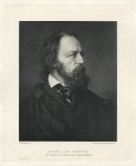 Alfred, Lord Tennyson photogravure portrait, 1893