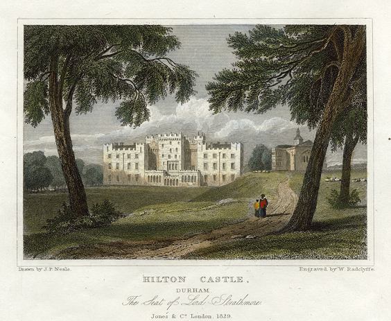 Durham, Hilton Castle, 1829